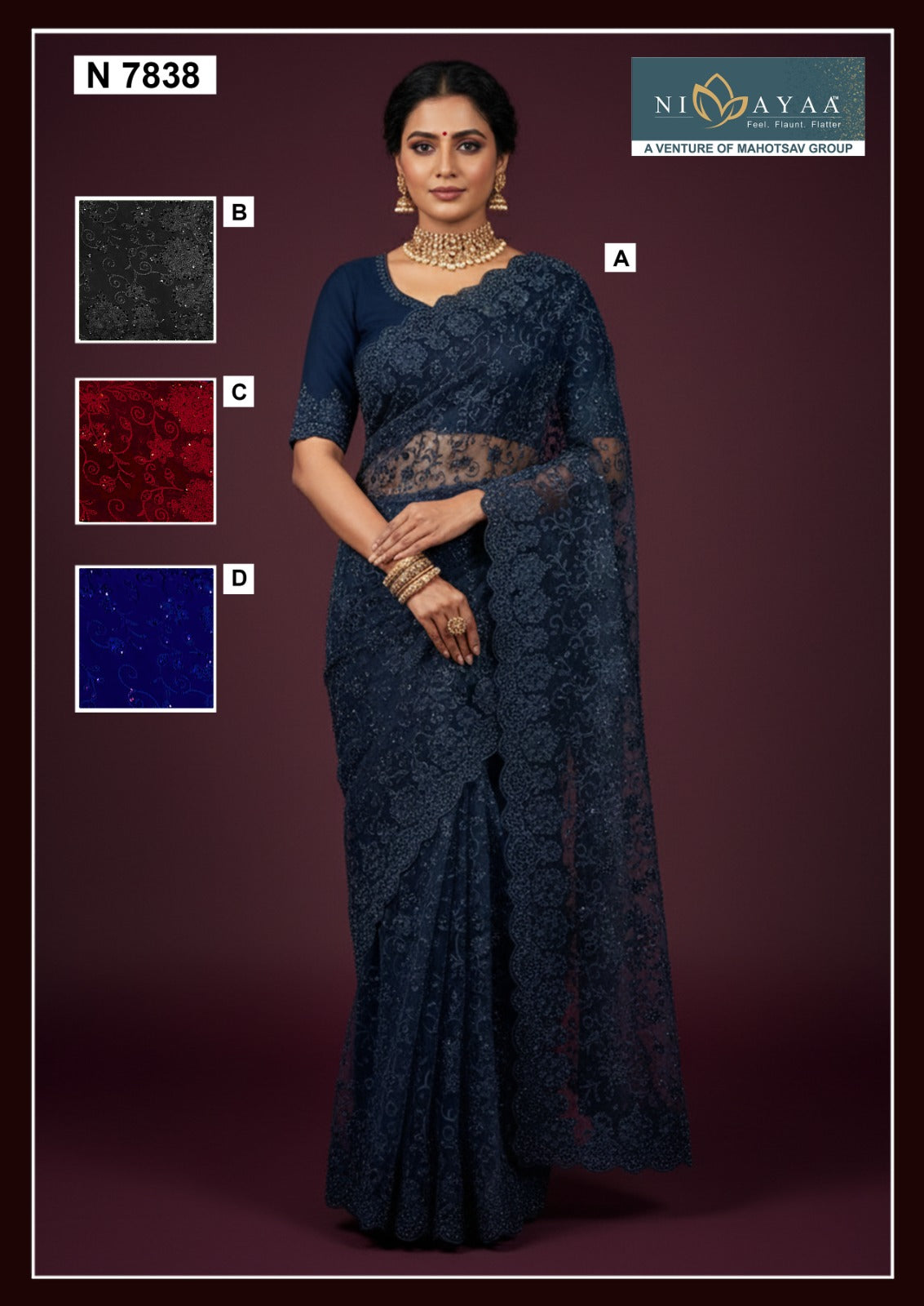 N7838 Nimaya Naira Vol 01 Mahotsav Soft Georgette Sarees