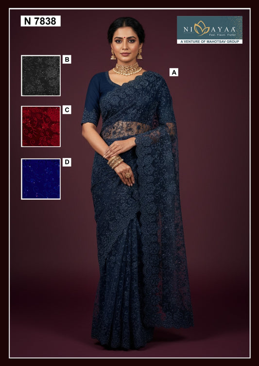 N7838 Nimaya Naira Vol 01 Mahotsav Soft Georgette Sarees