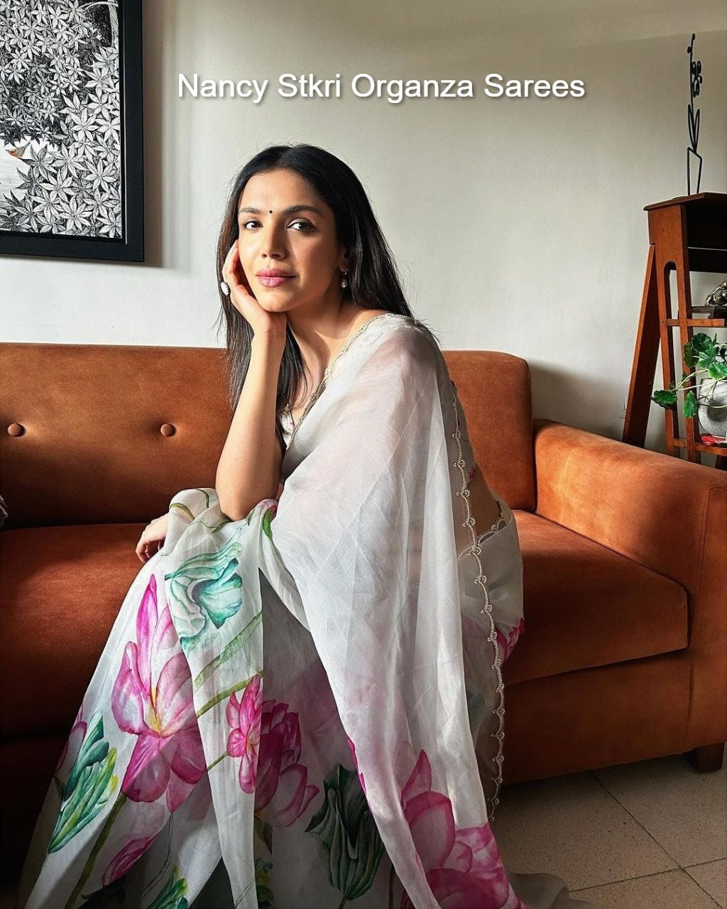 Nancy Stkri Organza Sarees
