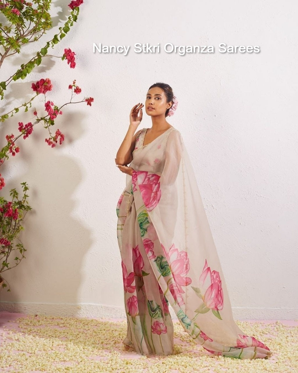 Nancy Stkri Organza Sarees