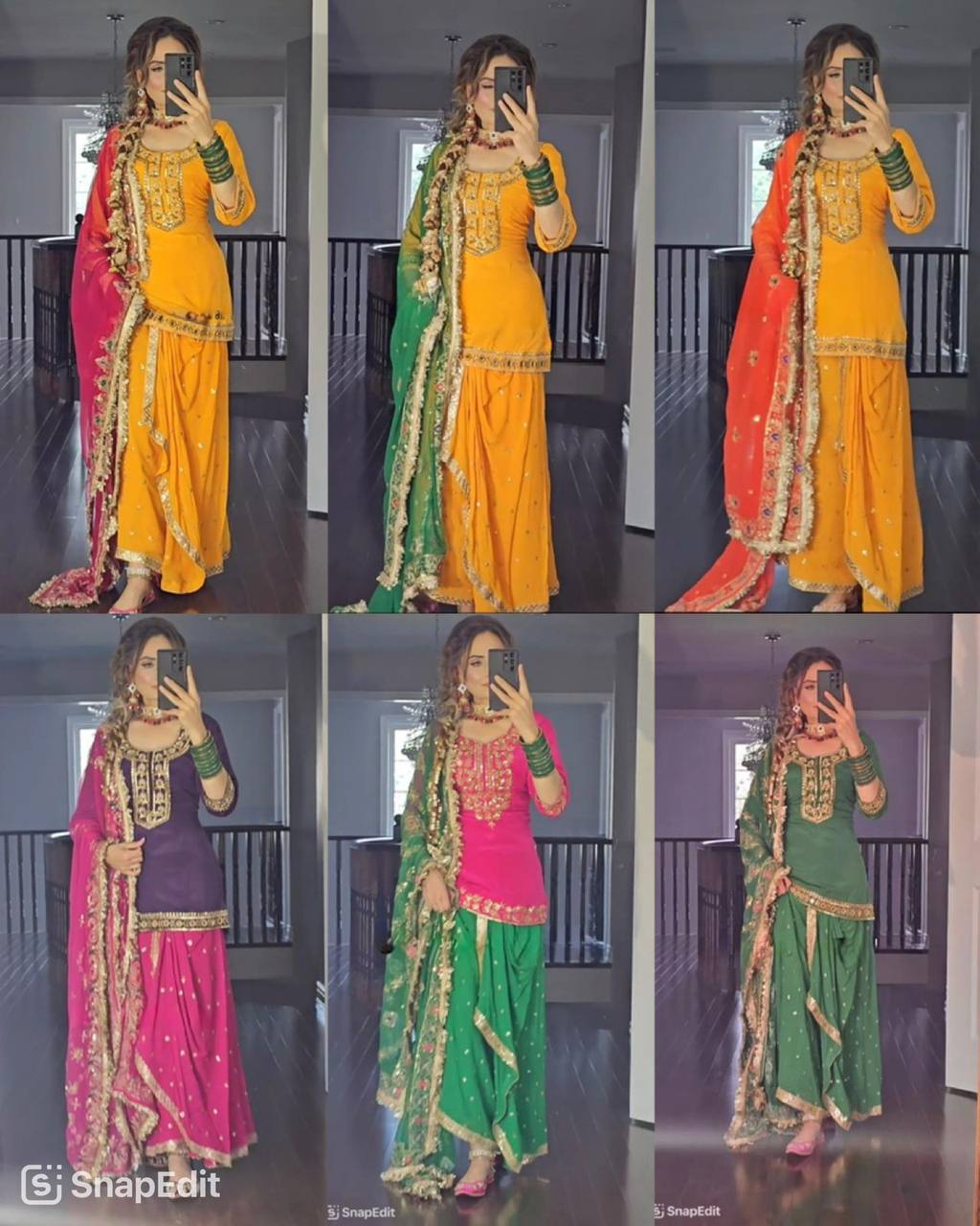 Nf-1226 Stnff Dhoti Skirt Readymade Suits