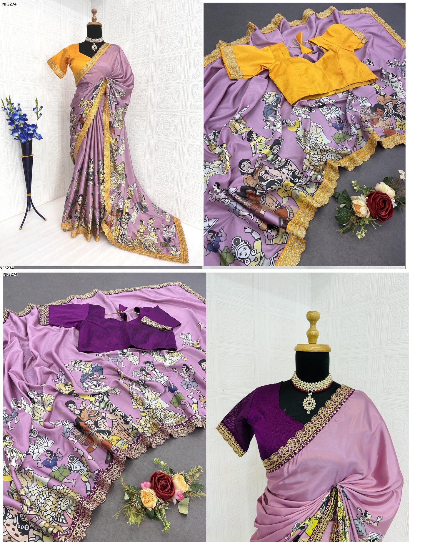 Nf5274 Vmk. Sarees