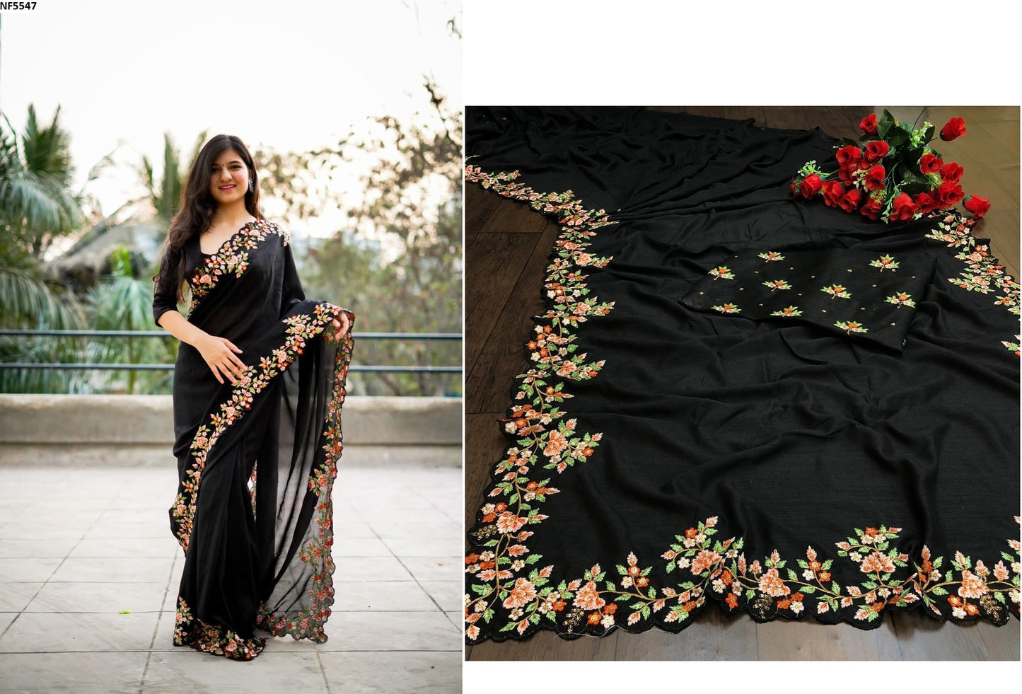 Nf5547 Vmk. Sarees