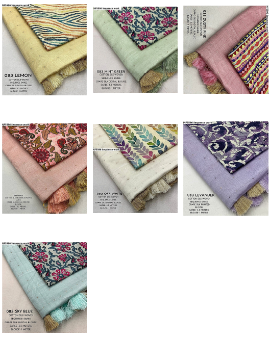 Nf5596 Sequence Work Vmk. Sarees