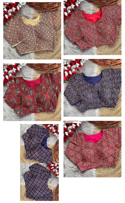 Nf5600 Cotton Vmk Blouse