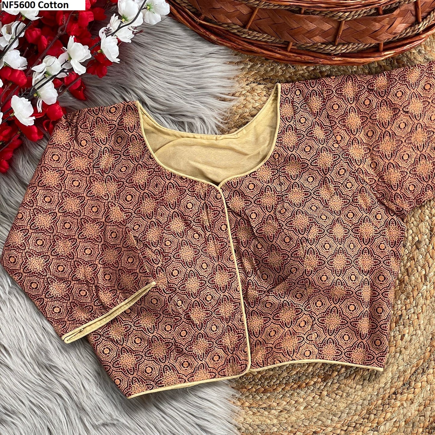 Nf5600 Cotton Vmk Blouse