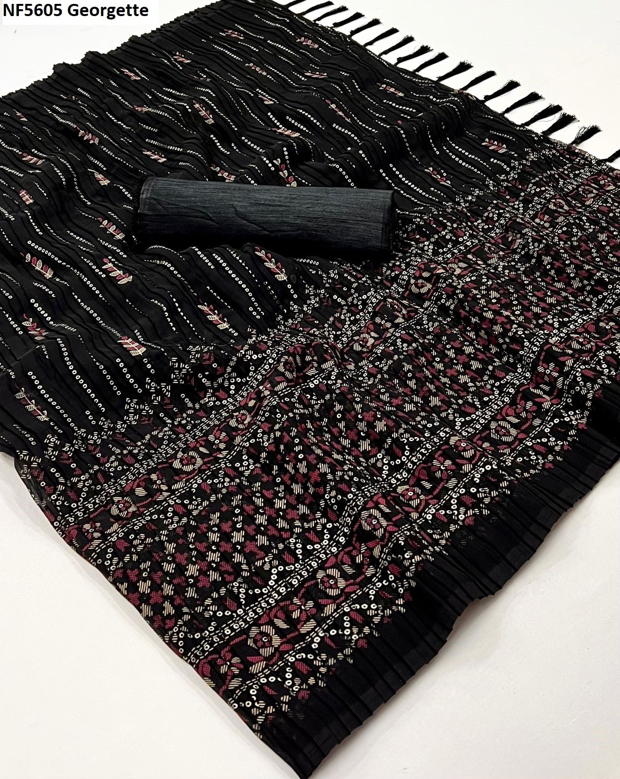 Nf5605 Georgette Vmk. Sarees