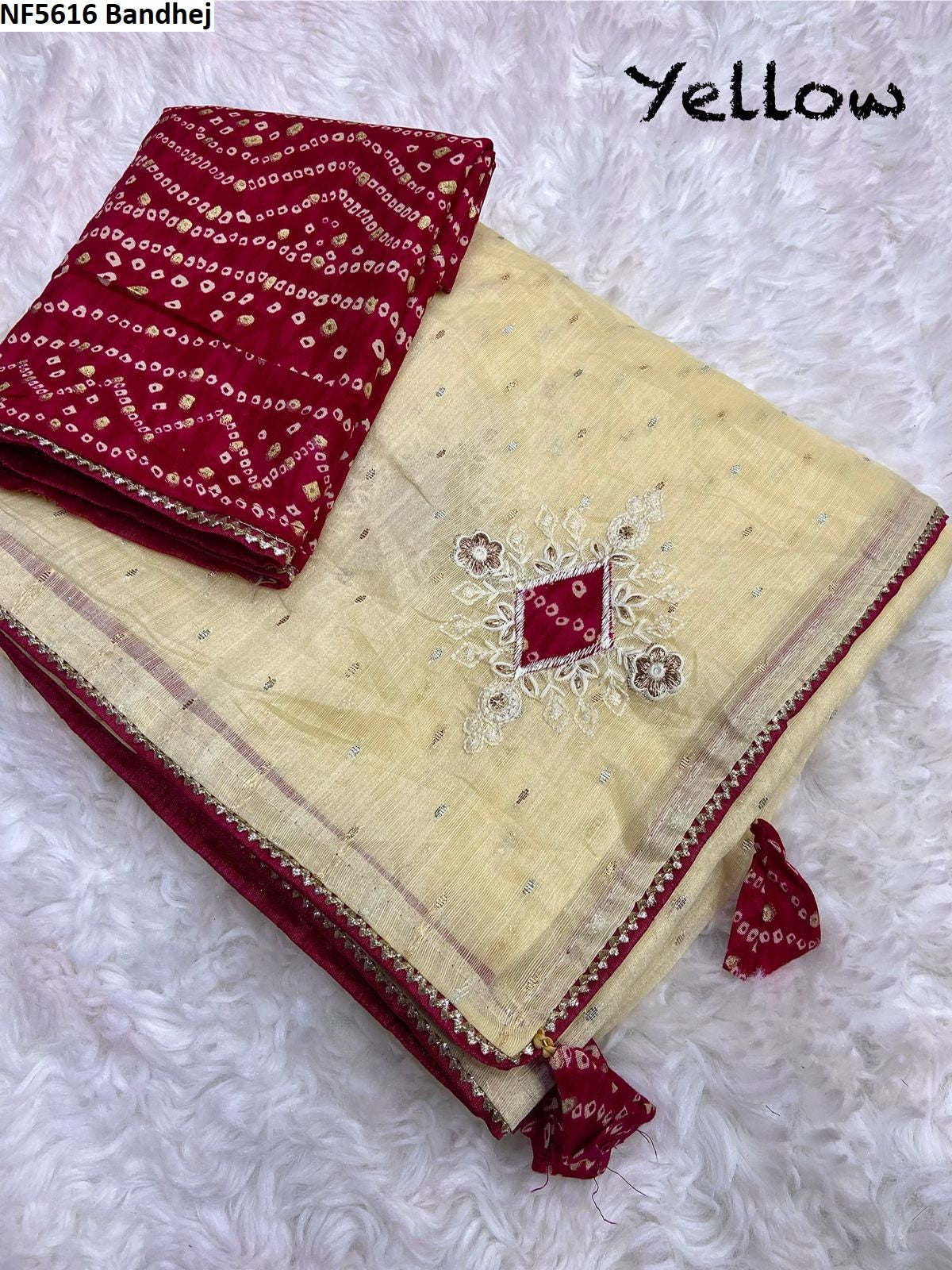 Nf5616 Bandhej Vmk. Sarees