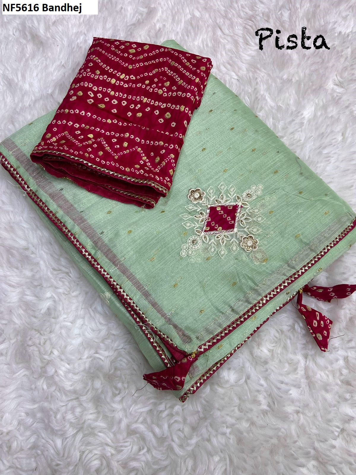 Nf5616 Bandhej Vmk. Sarees