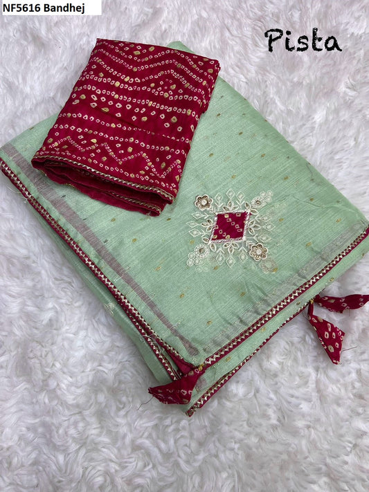 Nf5616 Bandhej Vmk. Sarees