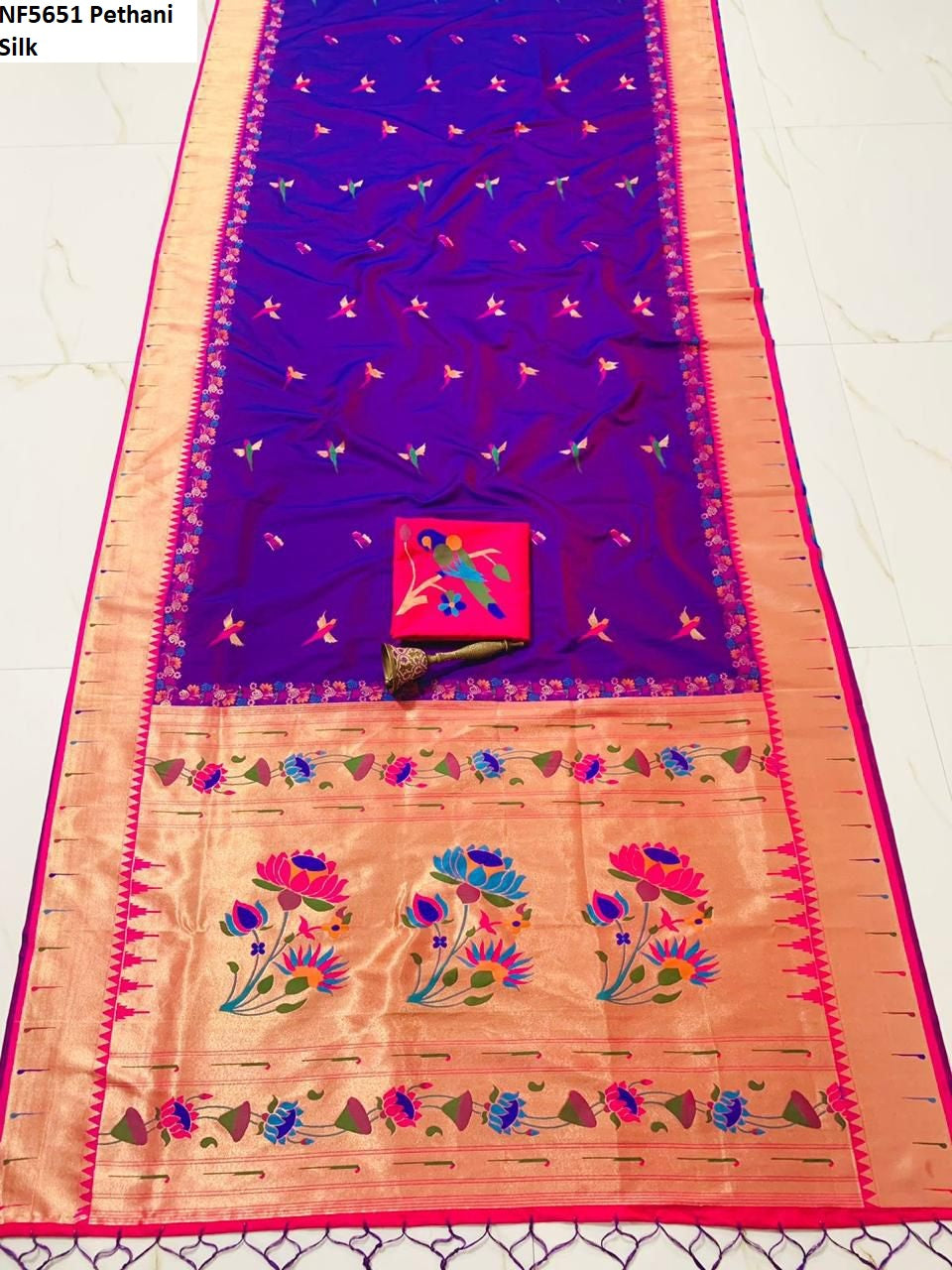 Nf5651 Pethani Silk Vmk. Sarees