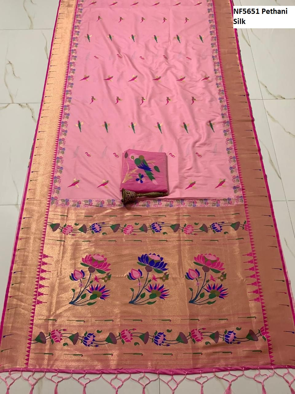 Nf5651 Pethani Silk Vmk. Sarees