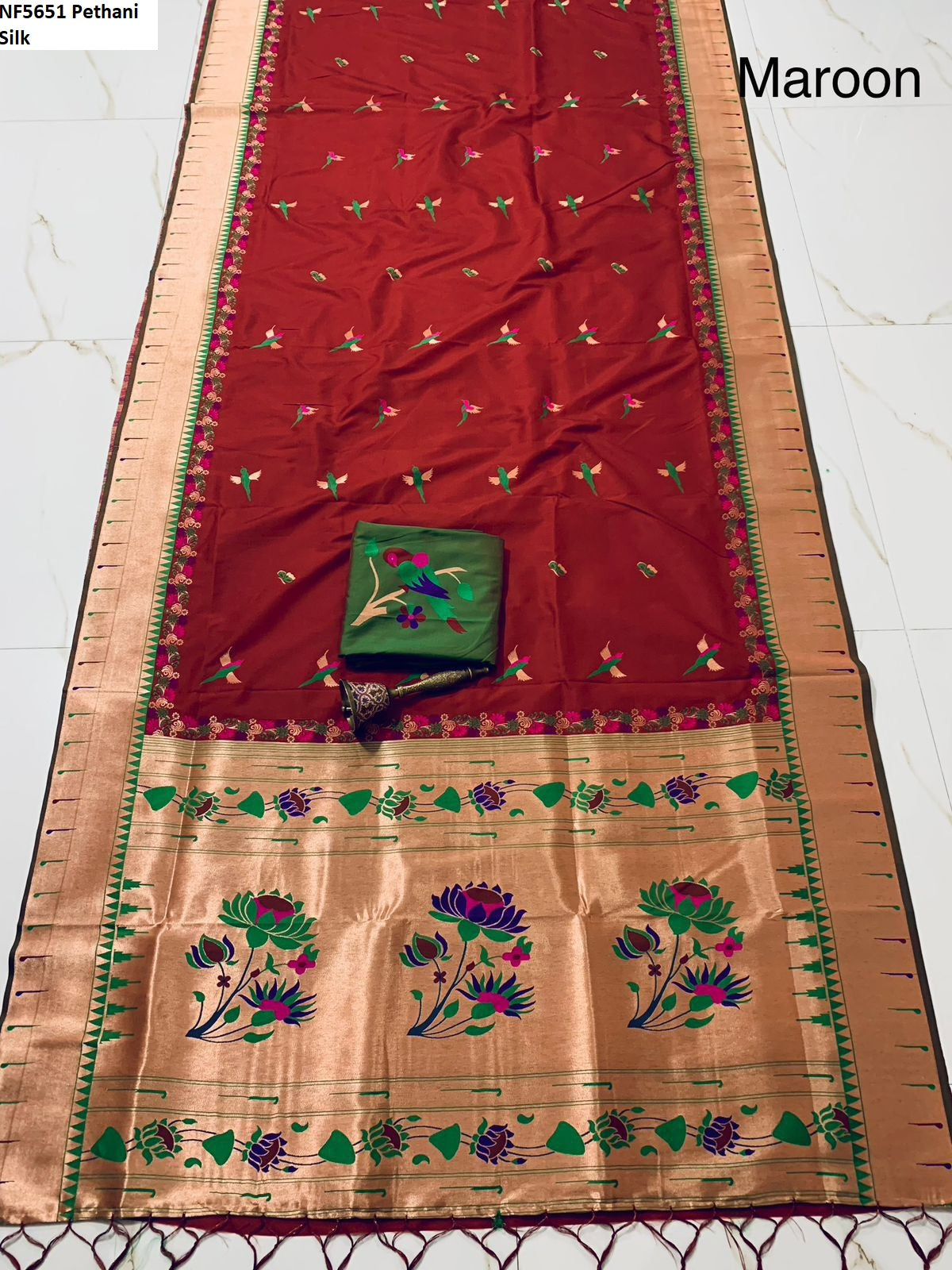 Nf5651 Pethani Silk Vmk. Sarees