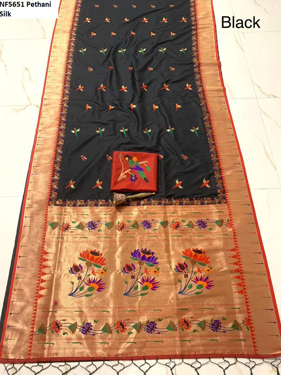 Nf5651 Pethani Silk Vmk. Sarees