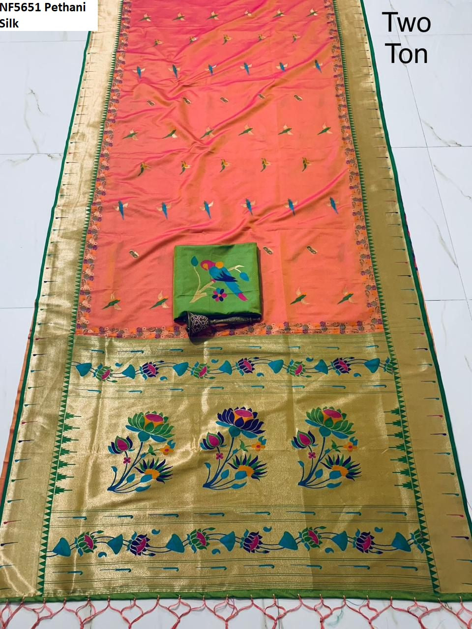 Nf5651 Pethani Silk Vmk. Sarees
