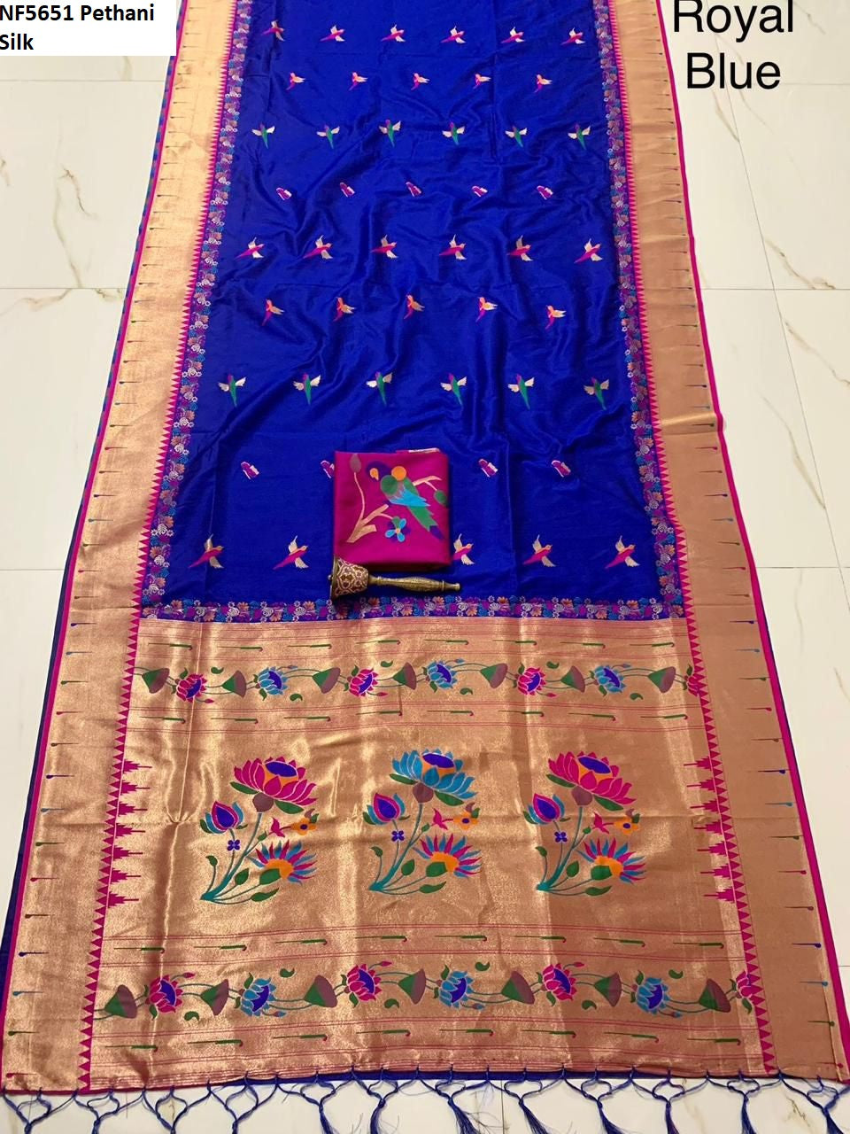 Nf5651 Pethani Silk Vmk. Sarees