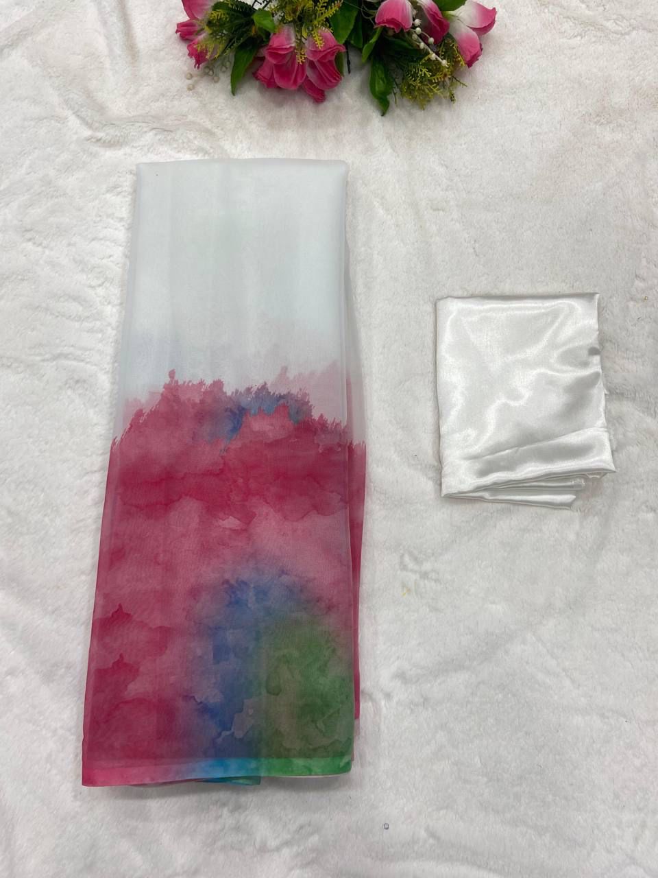 Nf5655 Digital Print Vmk Sarees