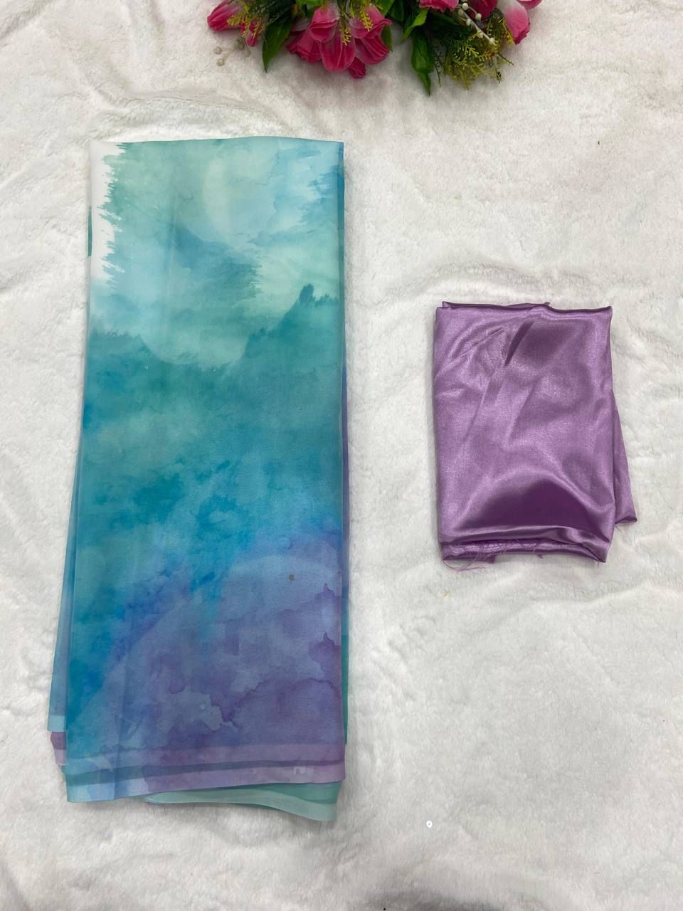 Nf5655 Digital Print Vmk Sarees