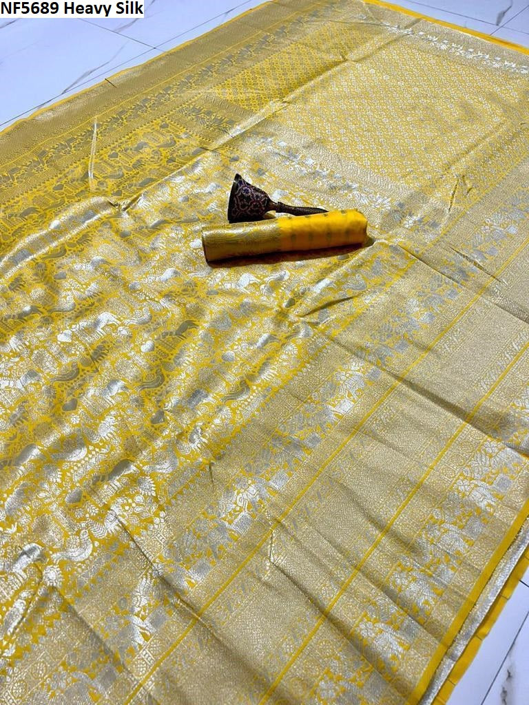 Nf5689 Heavy Silk Vmk Sarees