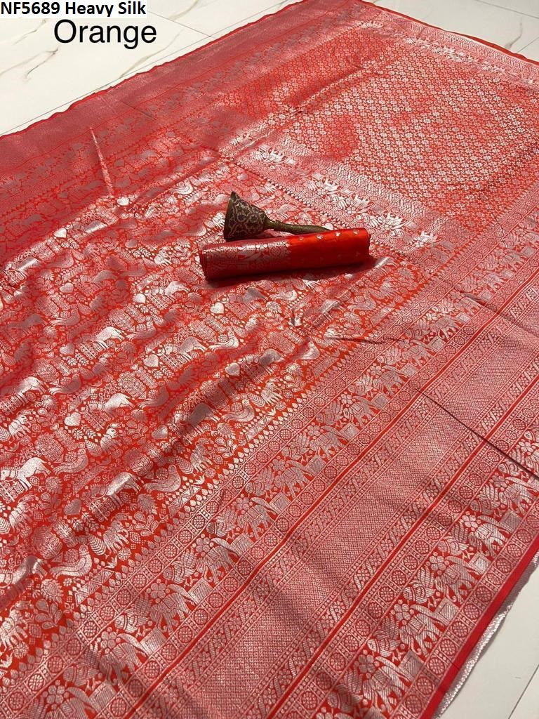 Nf5689 Heavy Silk Vmk Sarees