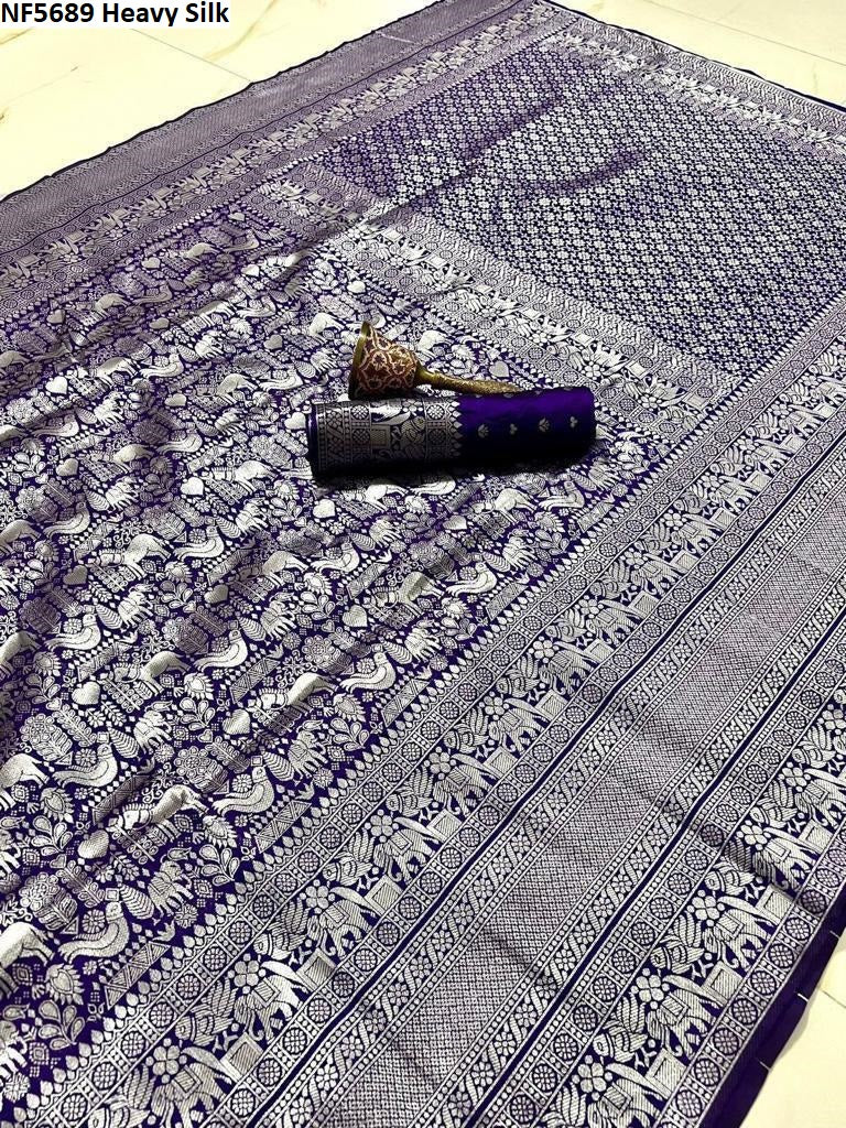 Nf5689 Heavy Silk Vmk Sarees