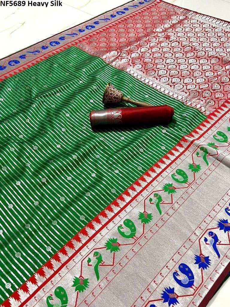 Nf5689 Heavy Silk Vmk Sarees