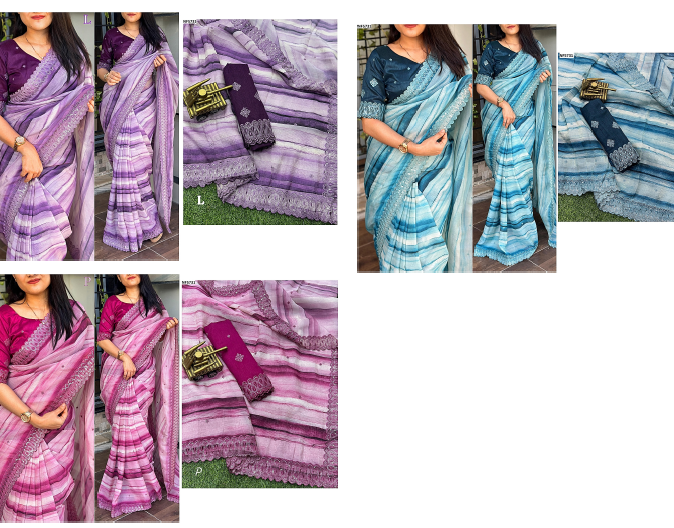 Nf5731 Vmk. Digital Print Sarees