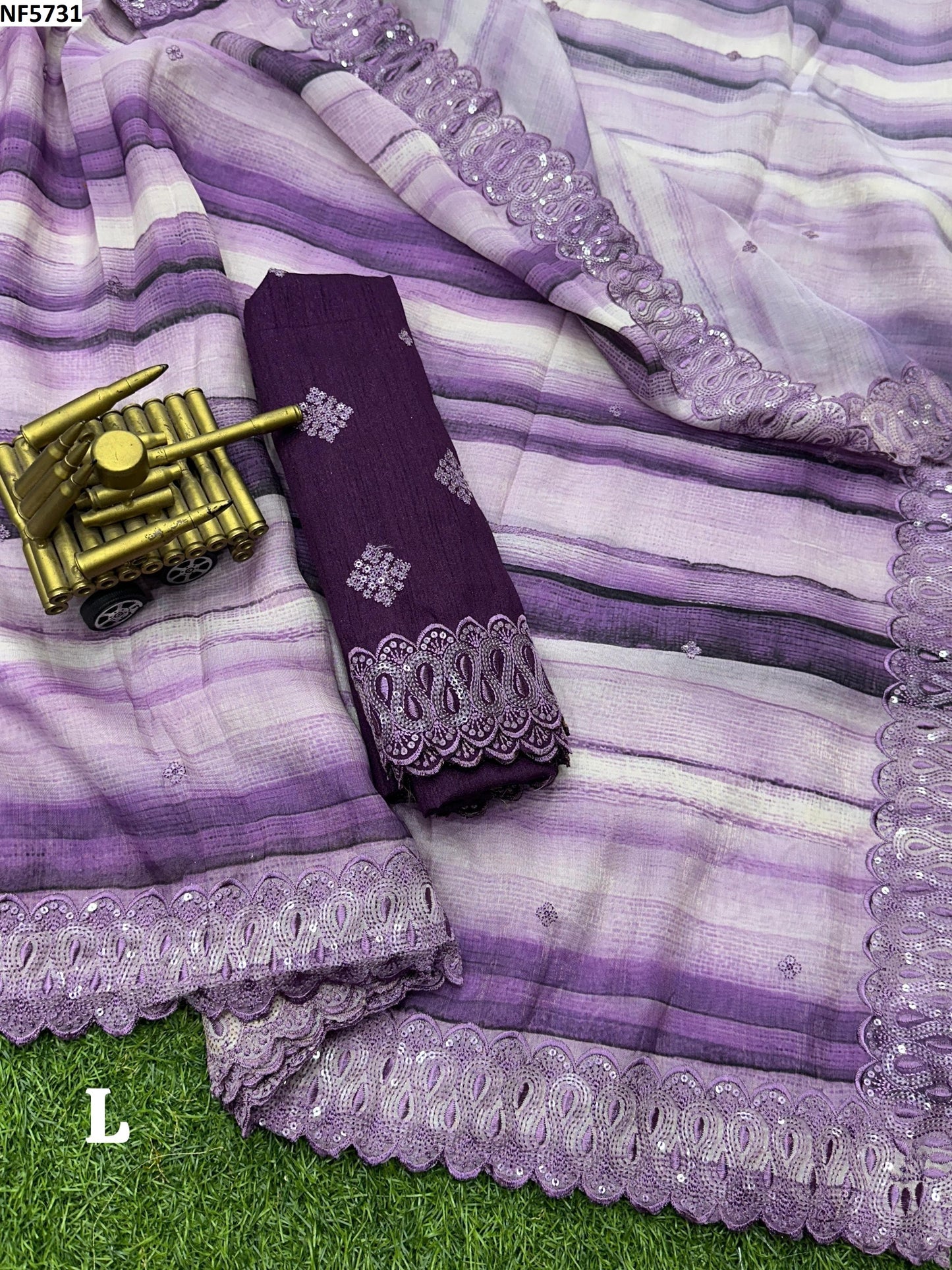 Nf5731 Vmk. Digital Print Sarees