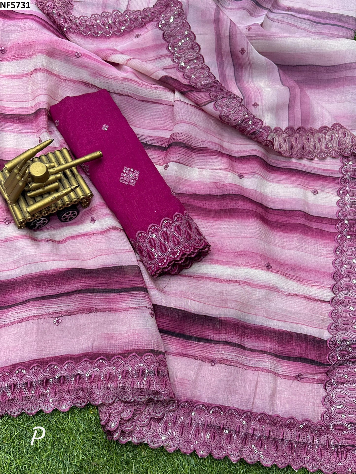 Nf5731 Vmk. Digital Print Sarees