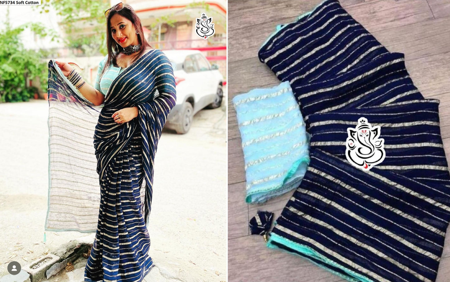 Nf5734 Soft Cotton Vmk Sarees