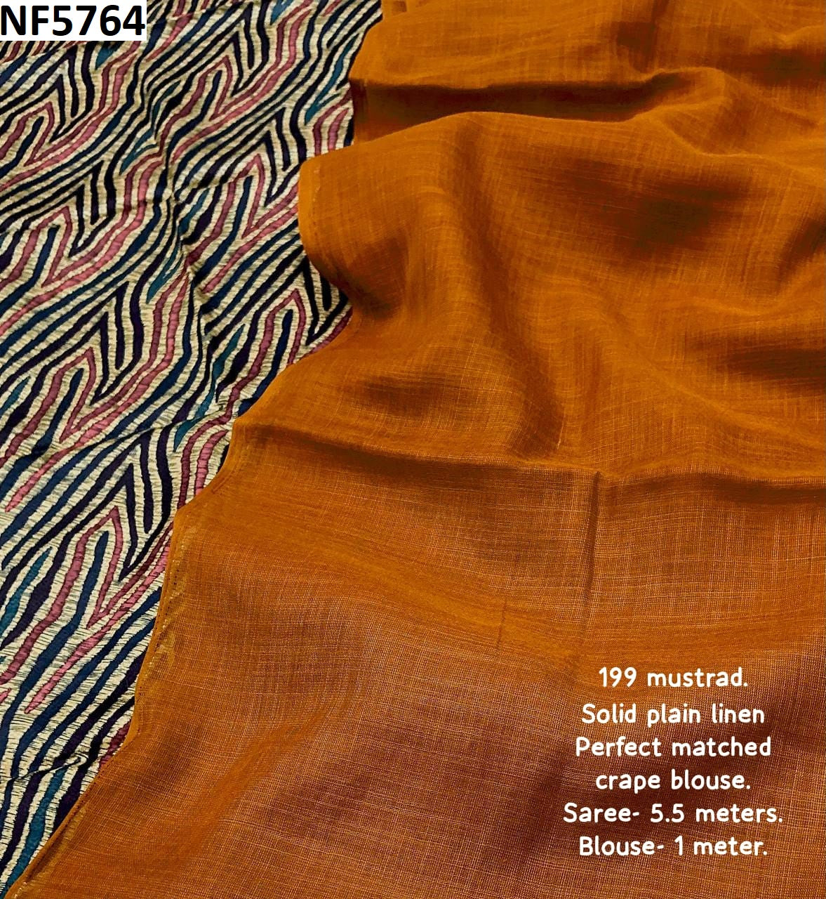 Nf5764 Vmk. Soft Linen Sarees
