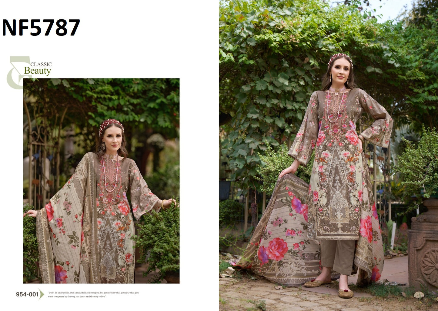 Nf5787 Vmk. Karachi Unstitched Suits