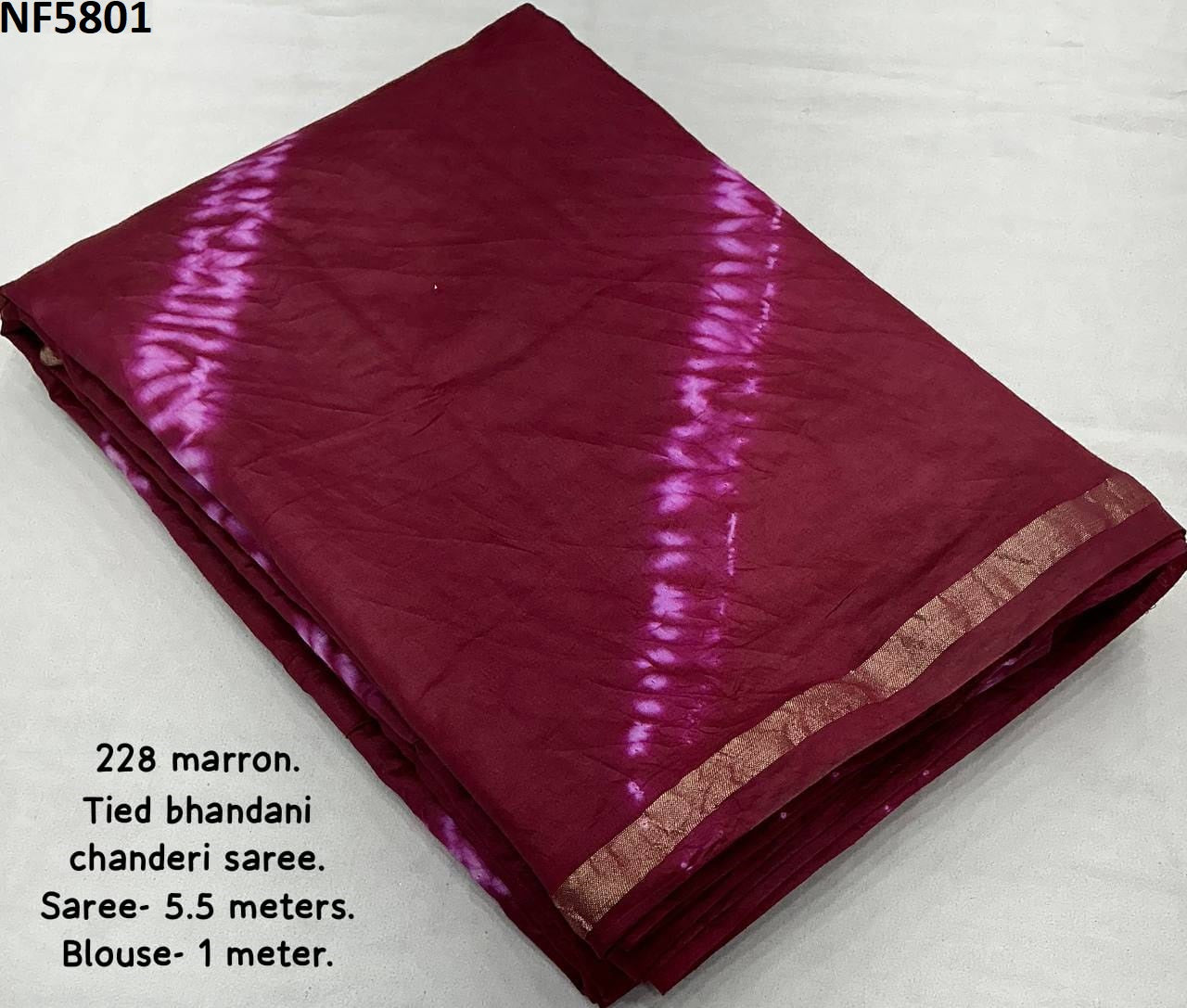 Nf5801 Vmk. Chanderi Cotton Sarees