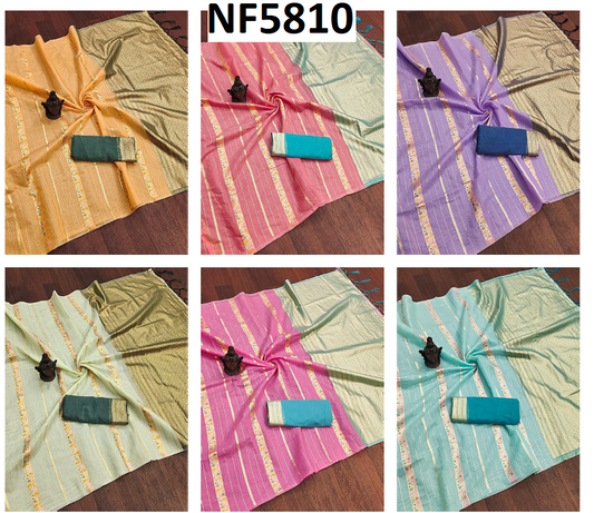 Nf5810 Vmk. Soft Cotton Sarees