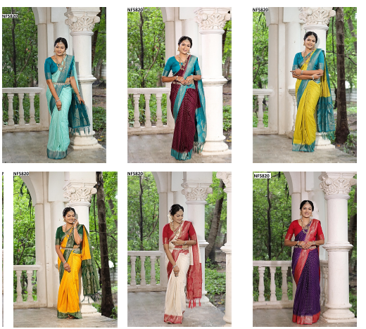 Nf5820 Vmk. Georgette Sarees