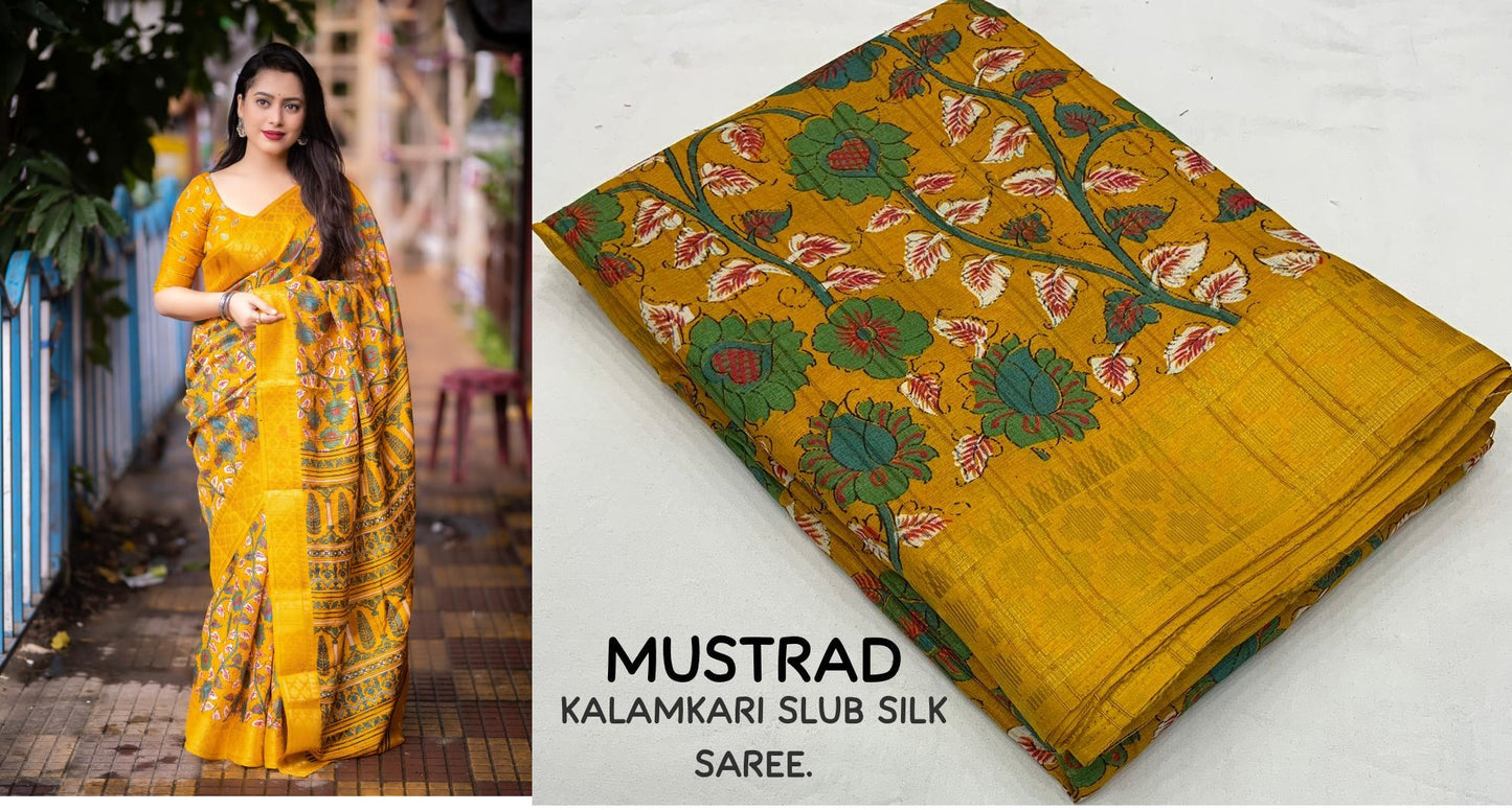 Nf5825 Vmk Soft Slub Sarees