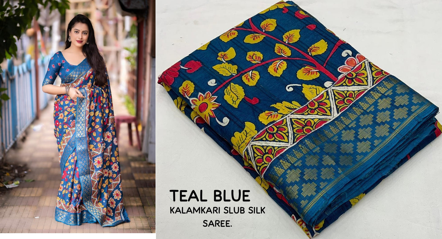 Nf5825 Vmk Soft Slub Sarees