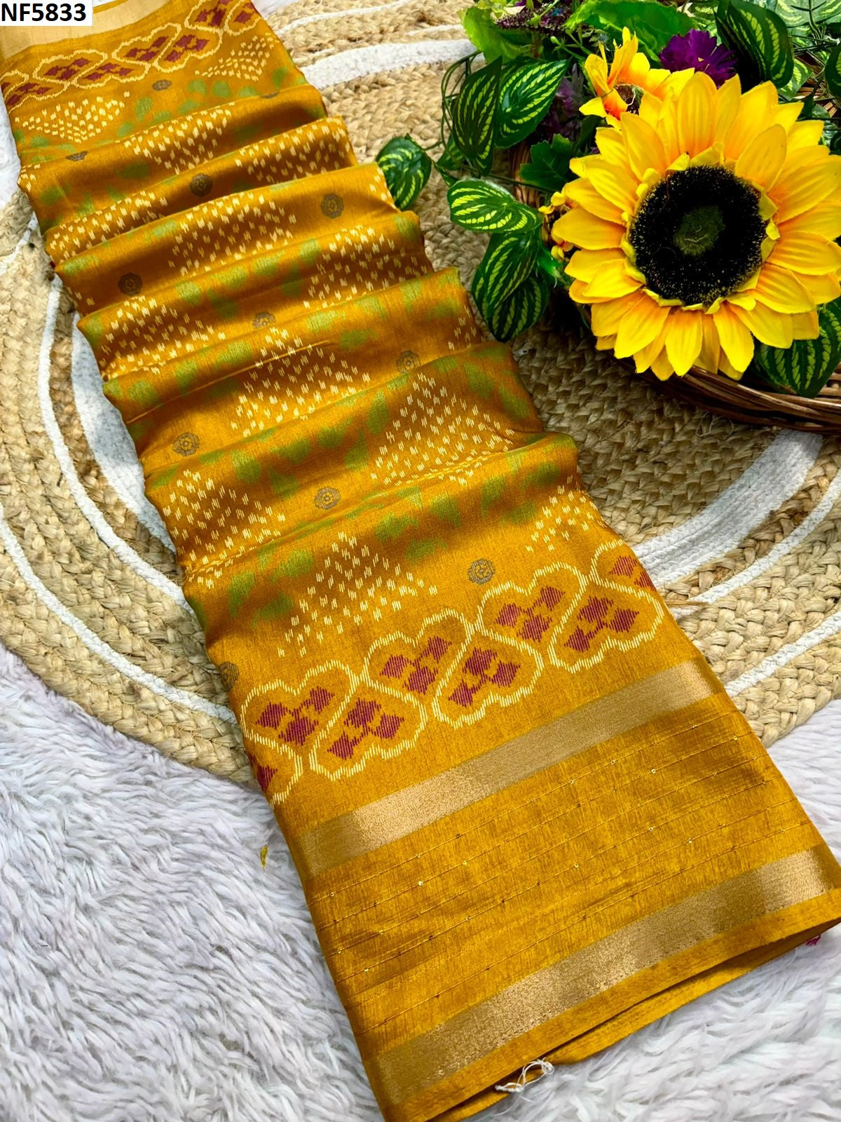 Nf5833 Vmk Dola Silk Sarees