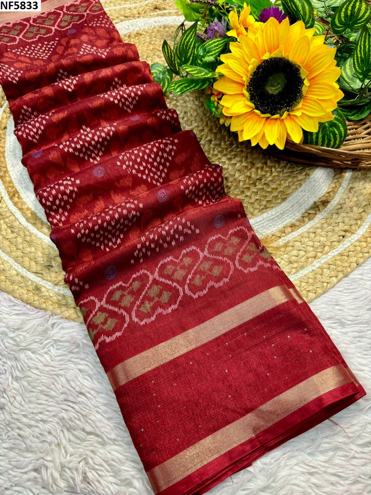 Nf5833 Vmk Dola Silk Sarees