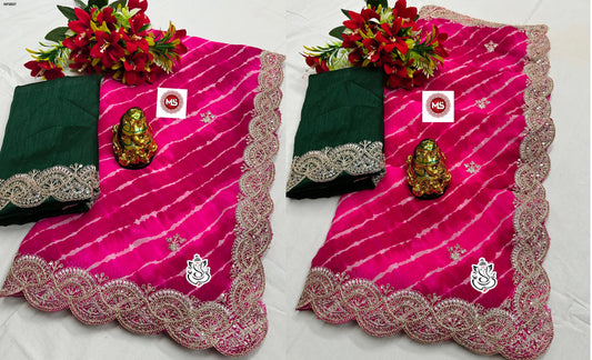 Nf5837 Vmk. Cording Work Sarees