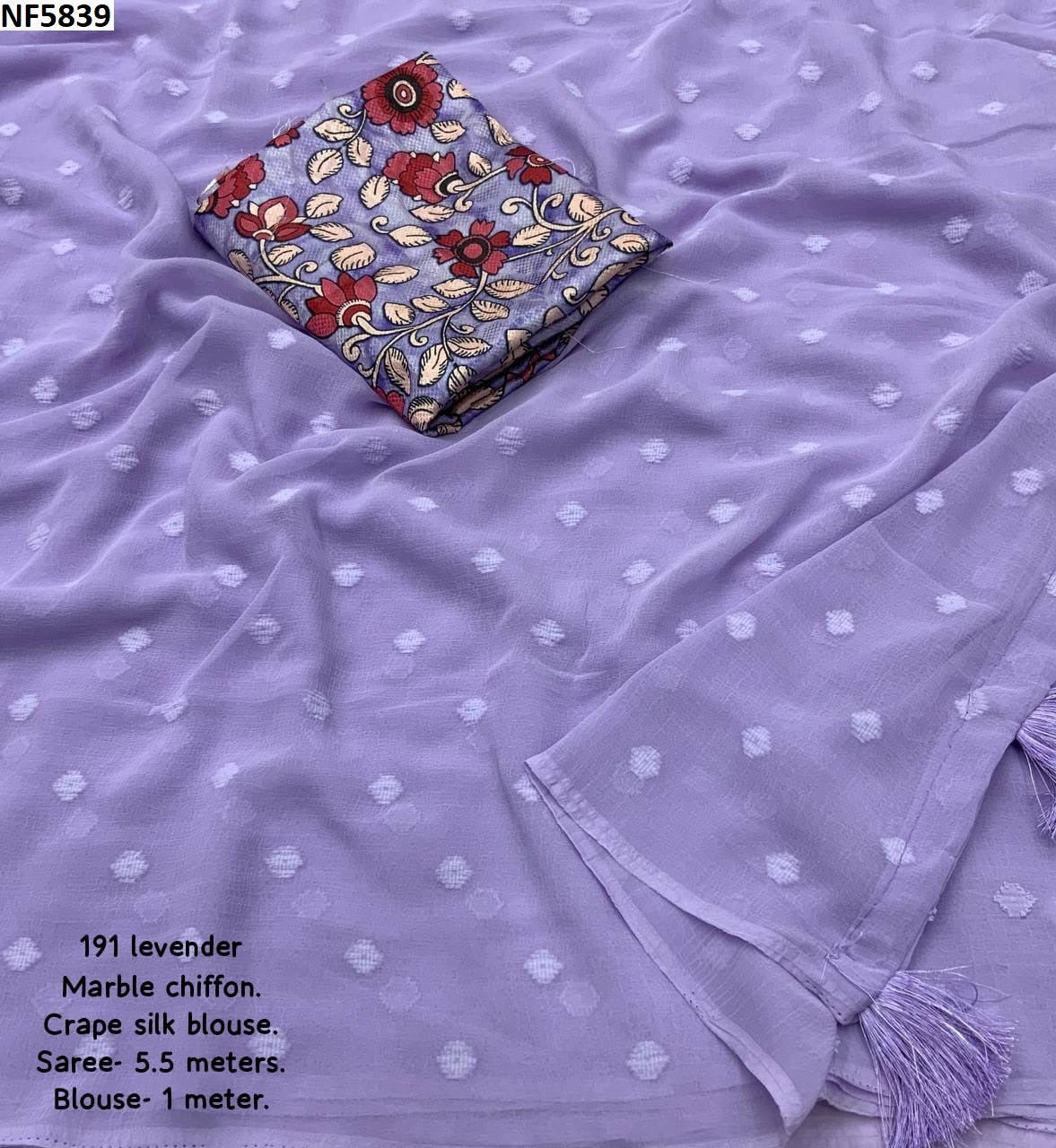 Nf5839 Vmk Chiffon Sarees