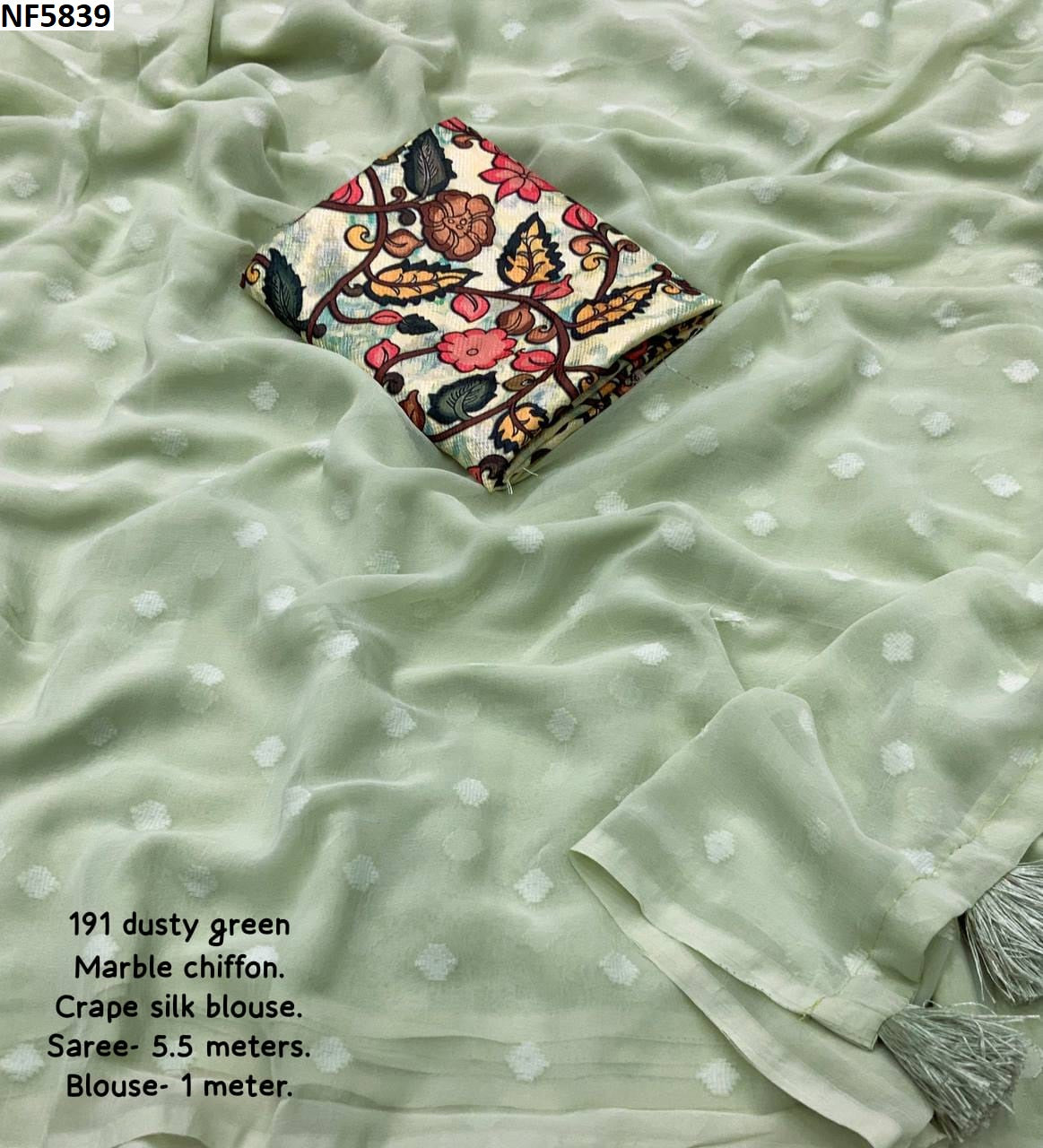 Nf5839 Vmk Chiffon Sarees