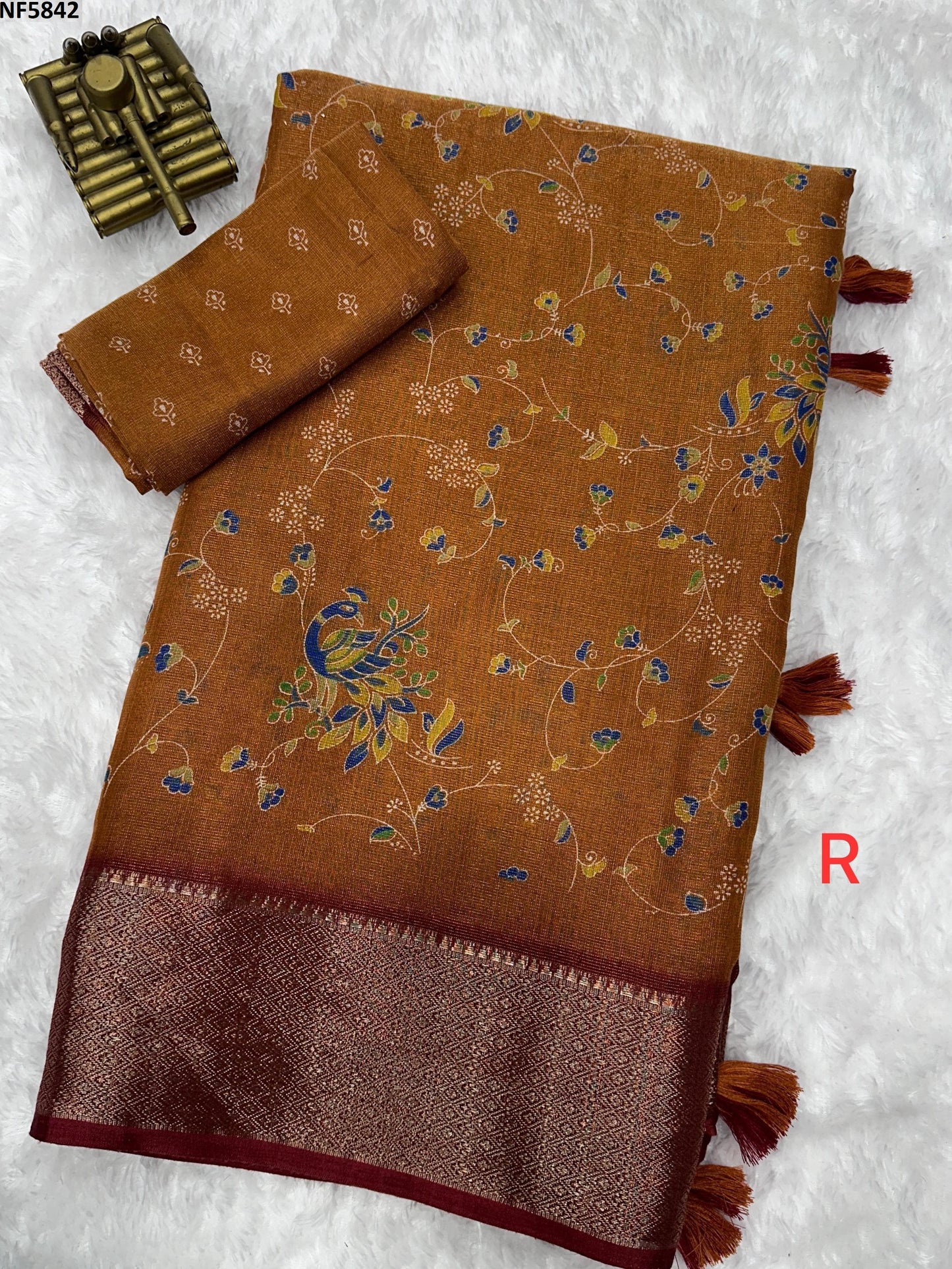 Nf5842 Vmk Zari Jacquard Sarees