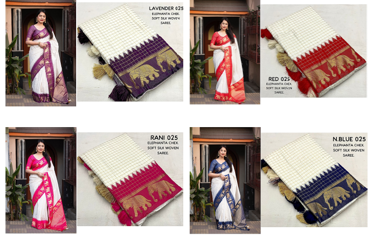 Nf5848 Vmk. Zari Woven Sarees