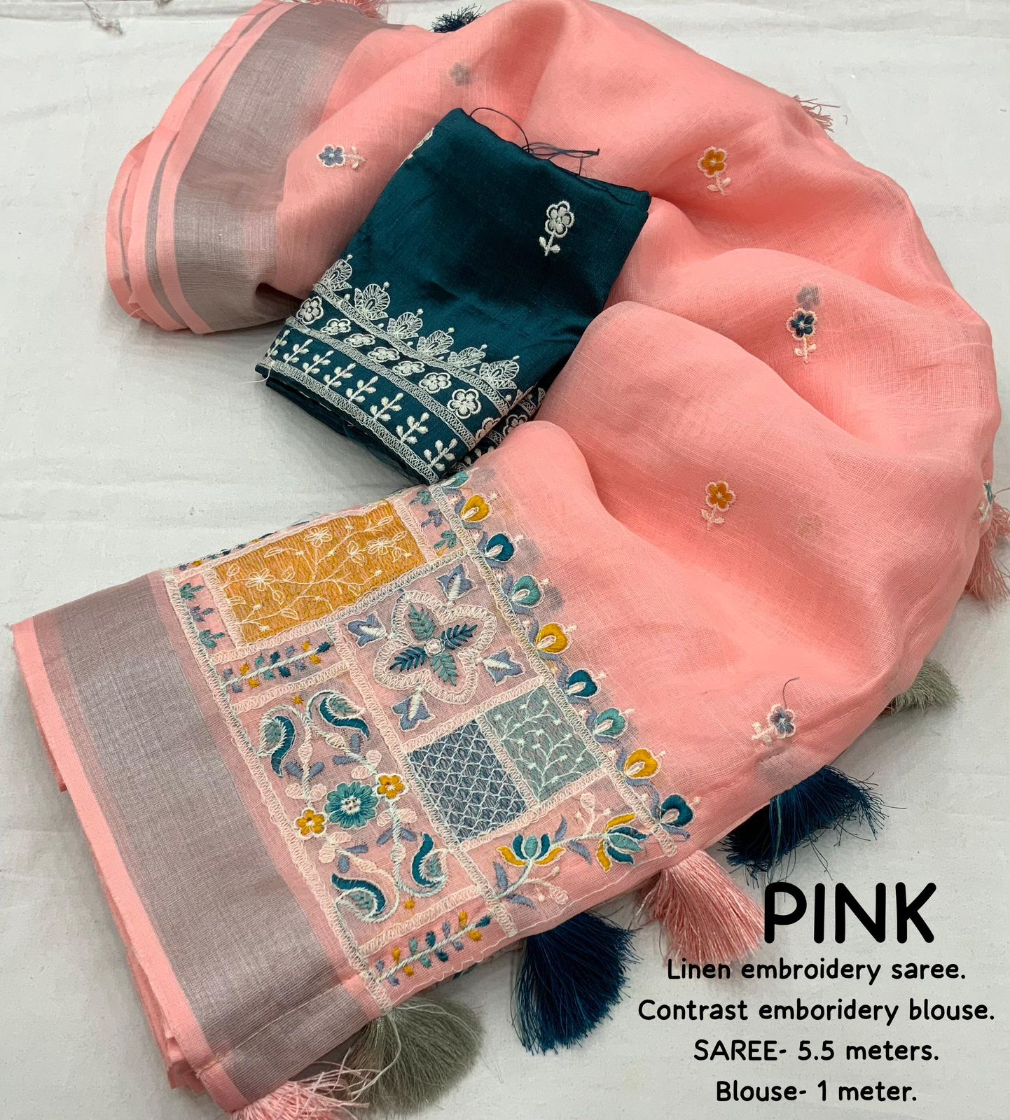 Nf5860 Vmk. Soft Linen Sarees