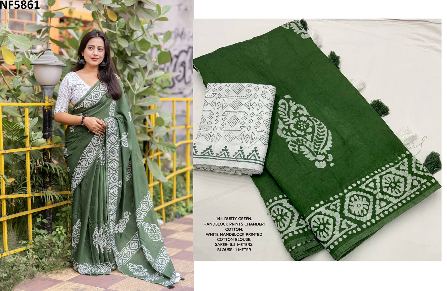 Nf5861 Vmk. Chanderi Cotton Sarees