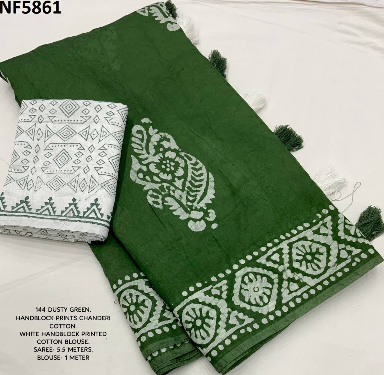Nf5861 Vmk. Chanderi Cotton Sarees
