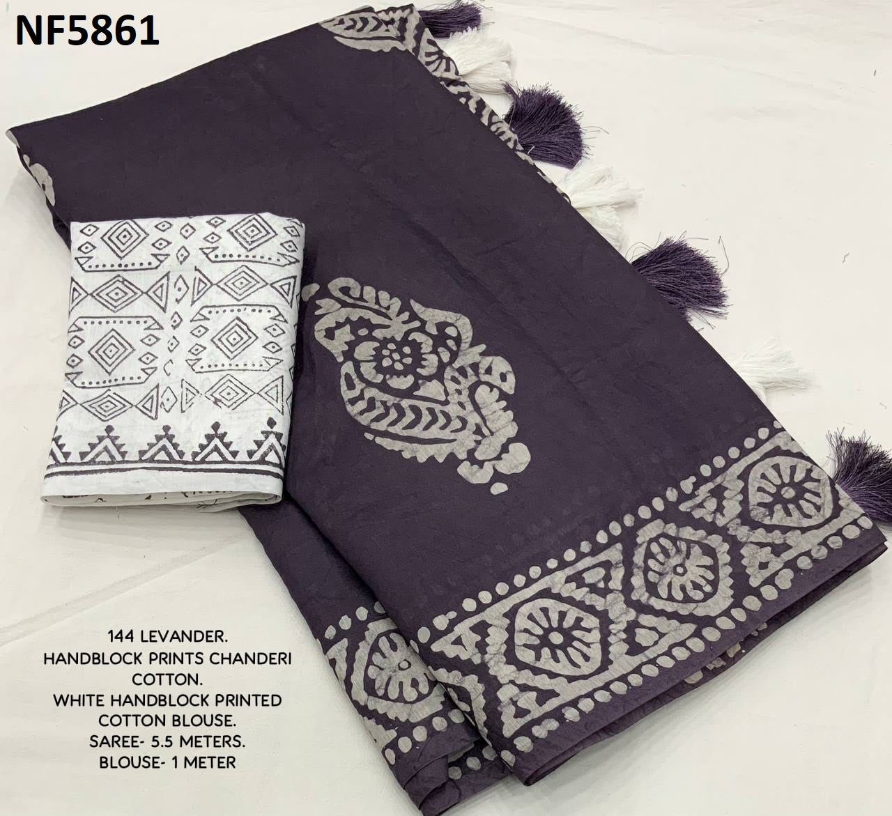 Nf5861 Vmk. Chanderi Cotton Sarees
