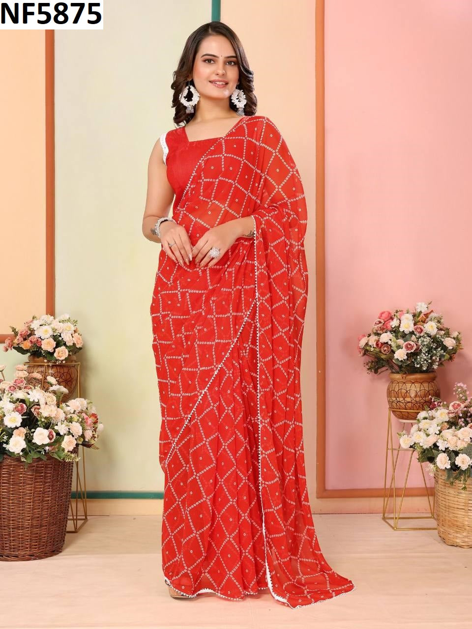 Nf5875 Vmk Georgette Sarees