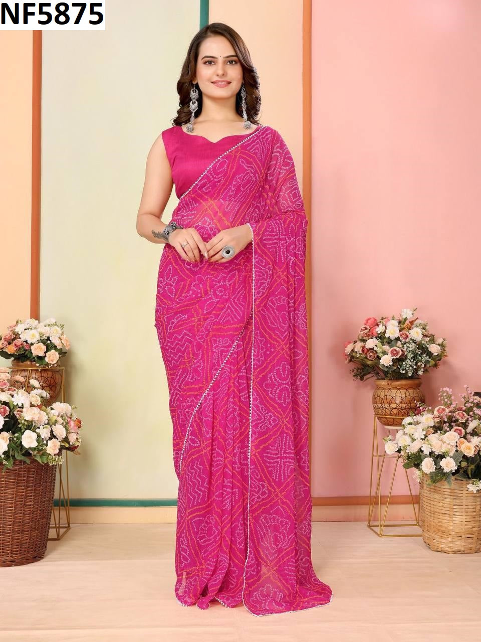 Nf5875 Vmk Georgette Sarees
